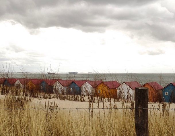 Häuser am Strand