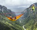 Highline in Frankreich, Foto: Alexandre Buisse/Caters News