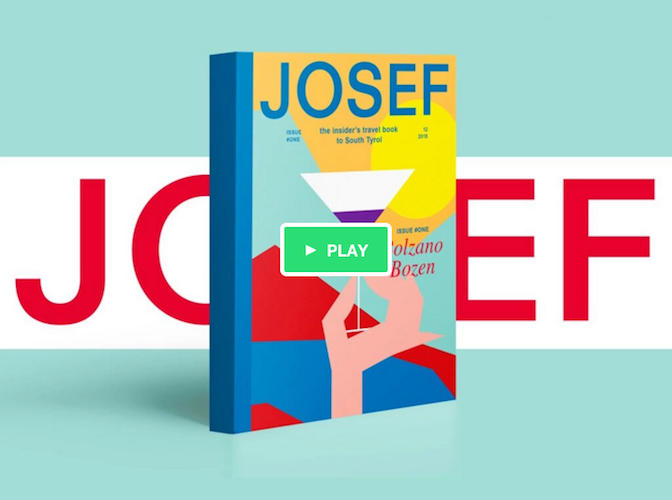 JOSEF travel book goes Kickstarter