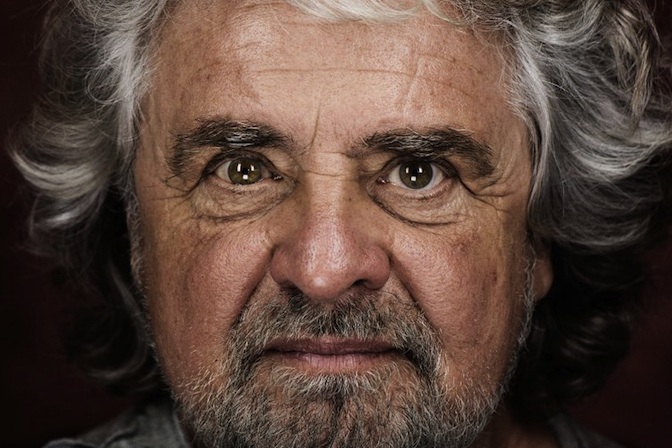 Beppe Grillo contro Quit the doner