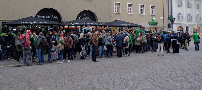 St. Patrick's Festival 2015 Temple Bar Bolzano Bozen